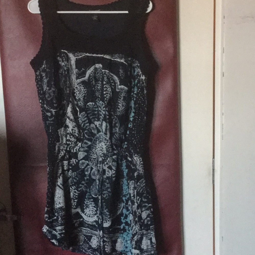 Dark blue dress